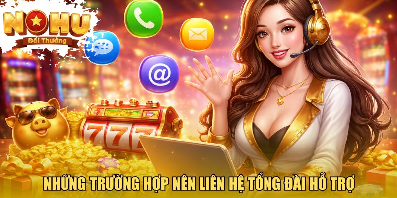 Những trường hợp nên liên hệ tổng đài hỗ trợ