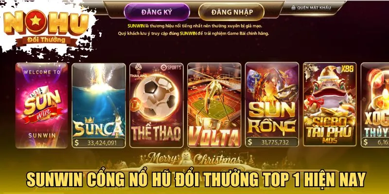 Nổ Hũ Đổi Thưởng Sunwin cổng nổ hũ đổi thưởng top 1 hiện nay