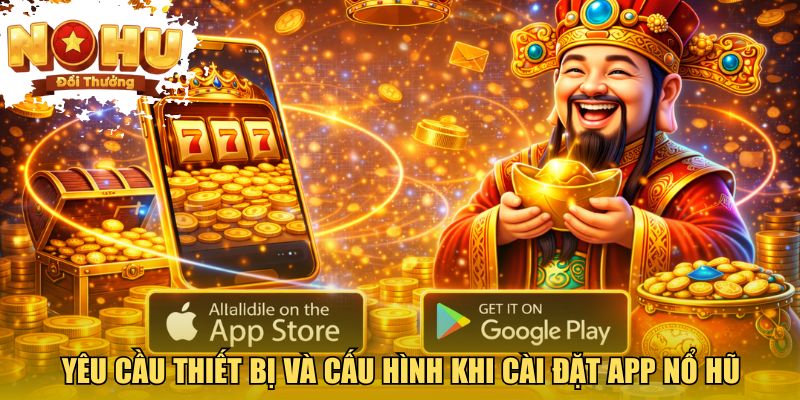 Yêu cầu thiết bị và cấu hình khi cài đặt app nổ hũ